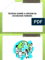 Aula TGE Teoria Sobre A Origem Da Sociedade Humana