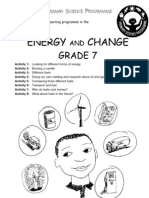 Energy and Change (Grade 7 English)