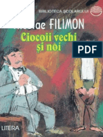 Filimon Nicolae - Ciocoii Vechi Si Noi (Cartea)