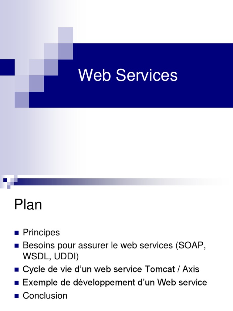 Introduction aux Web Services Axis | PDF | Service web | Architecture d ...