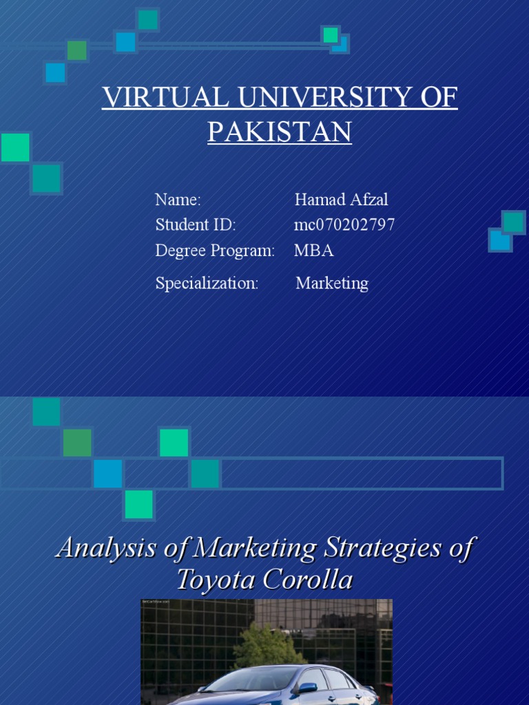 Presentation For Toyota Marketing Strategies | PDF | Marketing Strategy ...