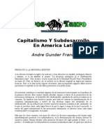 Andre Gunder Frank - Capitalismo y Subdesarrollo en America Latina