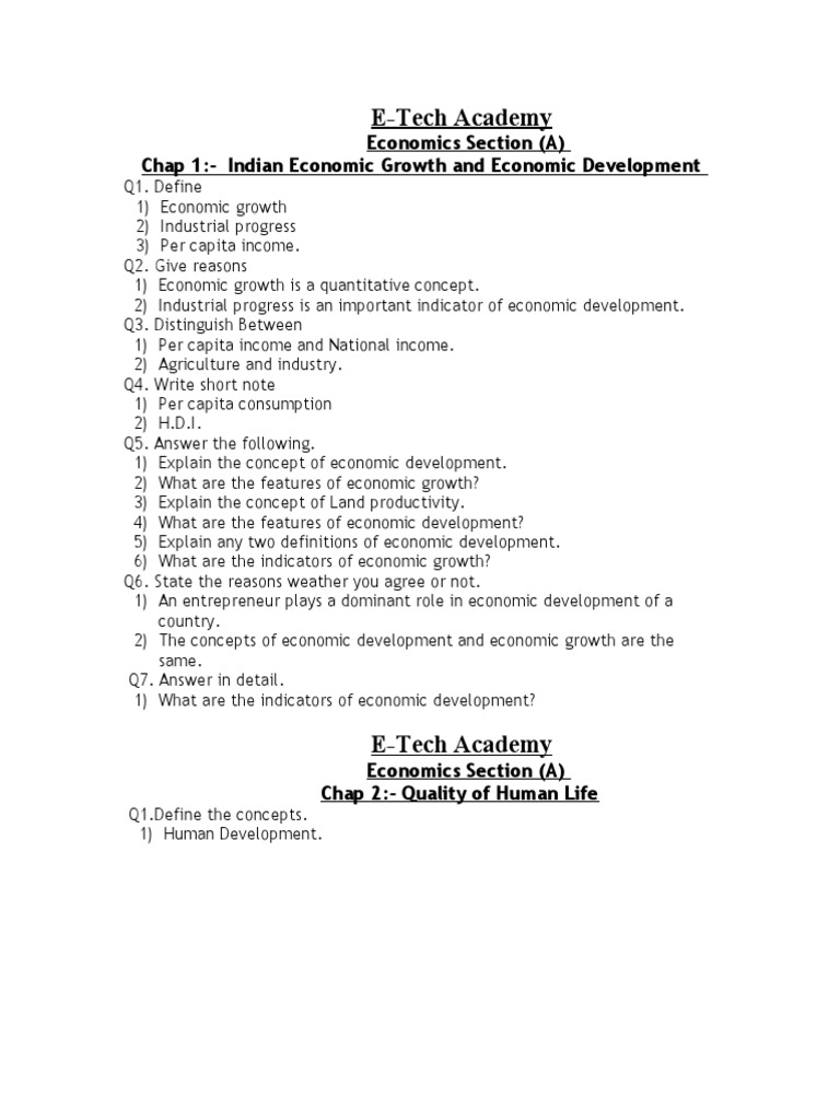 Indian Economic Growth & Development Insights | PDF