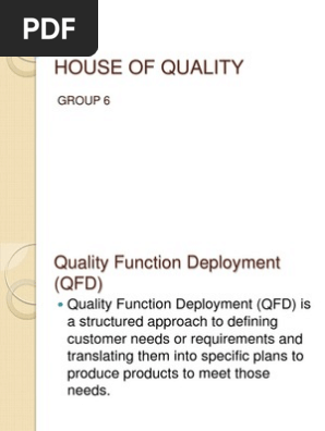 House of Quality