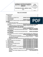 Programa de Orden Aseo y Limpieza-Ola