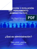 AG01-INTRODUCCIÓN Y EVOLUCIÓN DEL PENSAMIENTO ADMINISTRATIVO.ppt