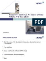 Evaporative Cooled vs Air Cooled Chillers Kirtland AFB Case Study