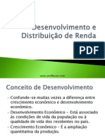 Aula 11 - Desenvolvimento e Distribuição de Renda