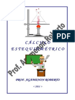 CÁLCULO ESTEQUIOMÉTRICO - PROF. AGAMENON - INTERNET - 2013