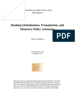 Banking Globalization, Transmission, and Monetary Policy Autonomy
