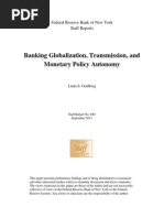 Banking Globalization, Transmission, and Monetary Policy Autonomy