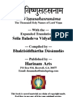 Gaudiya Vishnu Sahasranama