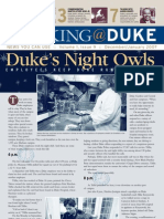 Working@Duke - December, 2006 / January, 2007
