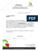 carta explicación profordems