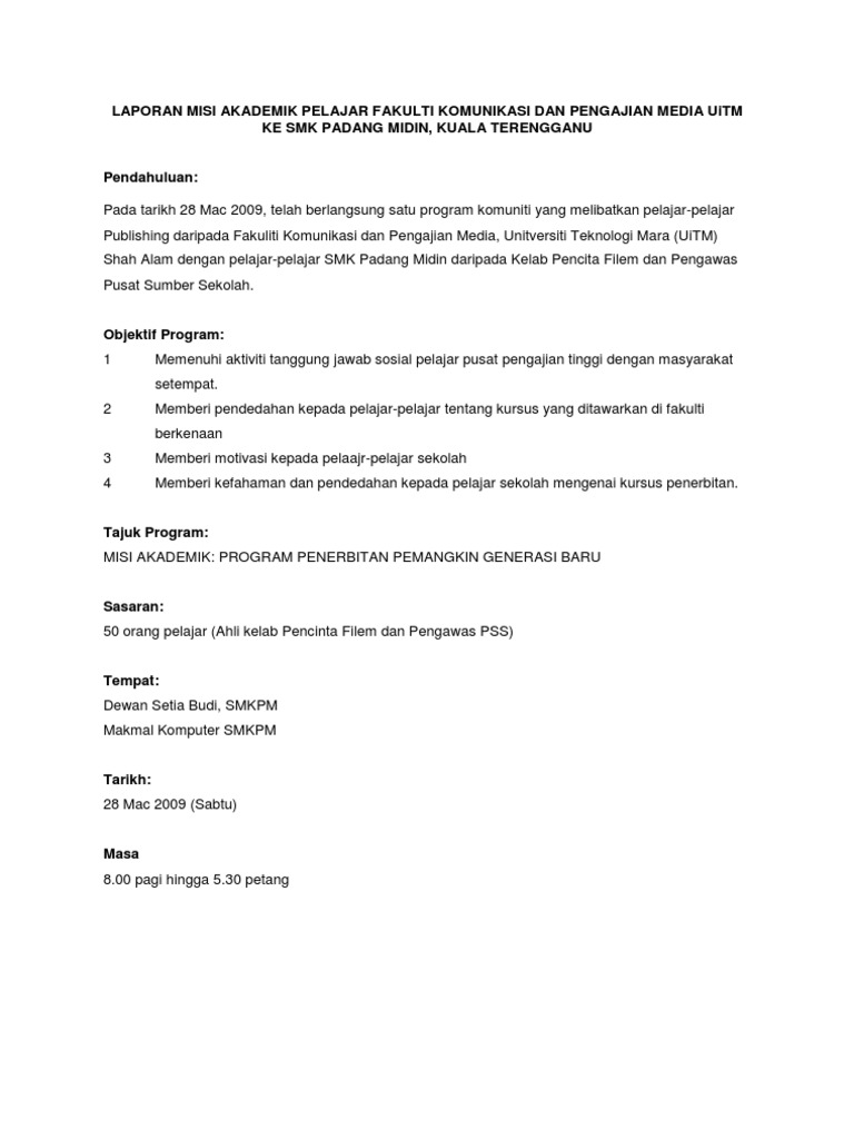 Laporan Uitm  PDF
