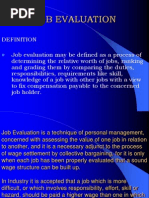 Job Evaluation