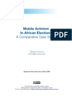 R@D 2 - Mobile Activism in African Elections - a Comparative Case Study