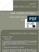 Contrato de Fianza Ujcm