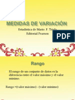 Medidas de Variación