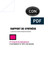Synthèse Forum 2008