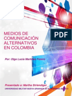 Gerencia de Mercados - Medios Alternativos de Comunicacion-Colombia
