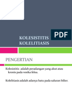 Kolesistitis Dan Kolelitiasis