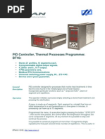 PID Controller, Thermal Processes Programmer. BT40:: General Description