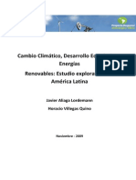 Cambio Climatico Desarrollo y Energias Renovables