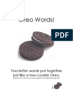 Oreo Words