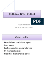 8 Korelasi Dan Regresi