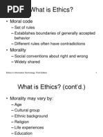 What Is Ethics and Morallity