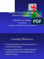 Study of Tissue Morphology - Electron Microscopy: Mmedsc Core Module