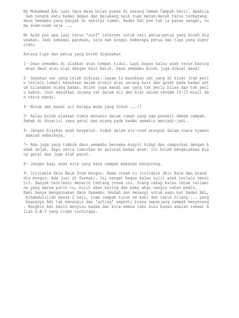 Demam Campak Pdf
