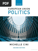European Union Politics 7th Edition Micelle Cini No Waiting Time | PDF