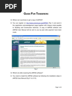 Guide For Tenderers - NPQS