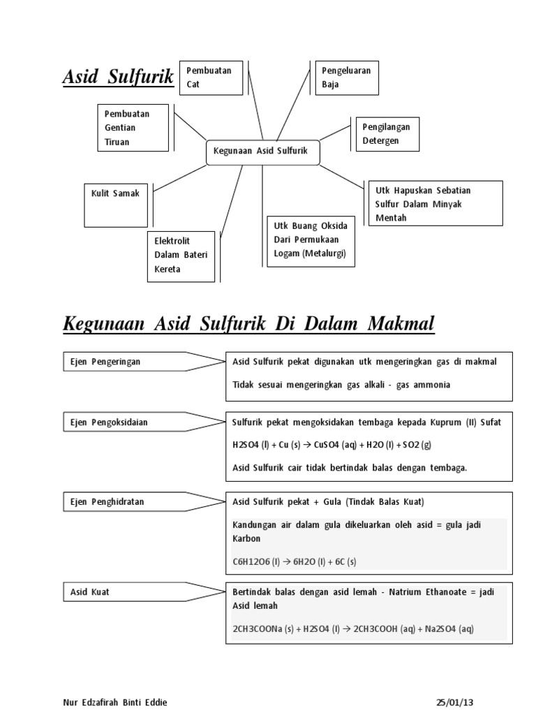 Asid Sulfurik Pdf