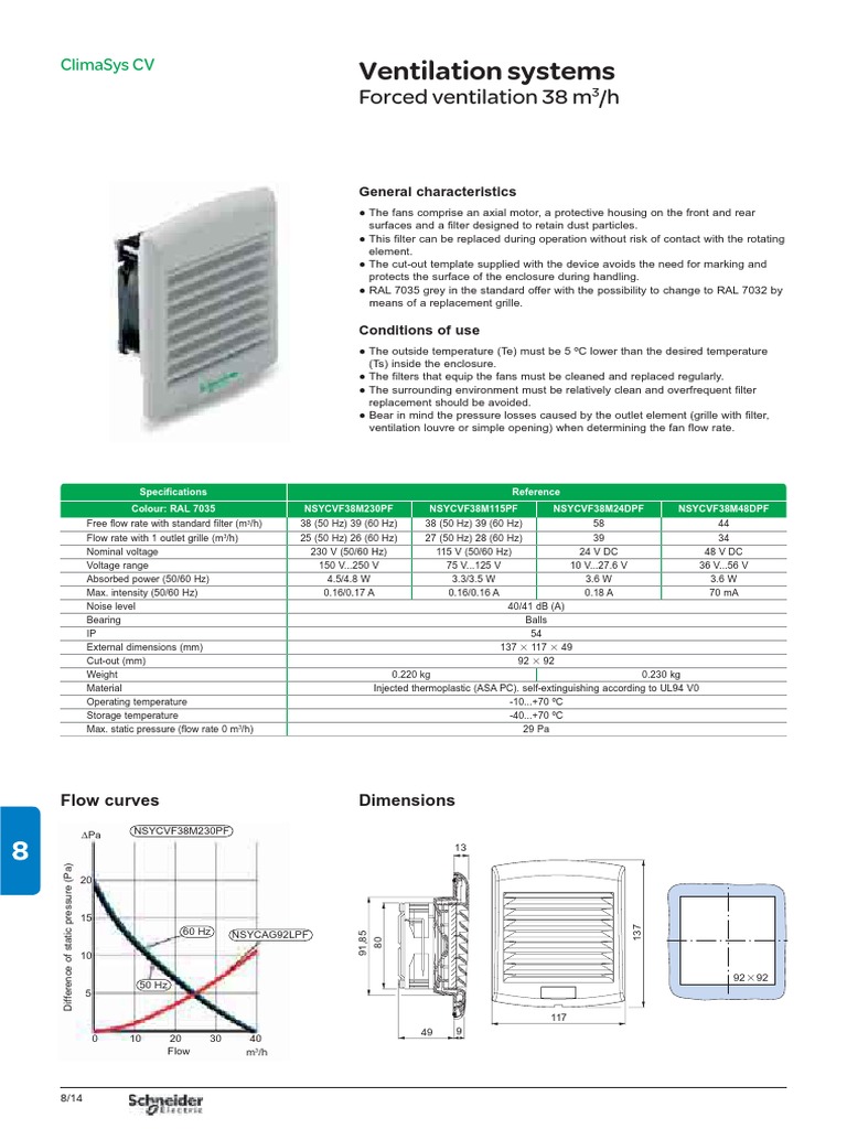 FanFilter PDF PDF Flow Measurement Ventilation (Architecture)