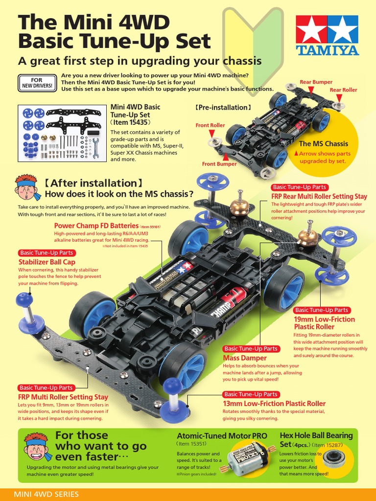 自動車 MS CHASSIS PRO TAMIYA Mini 4wd PRO Series No.40 Raikiri (Ma Chassis) 1/32