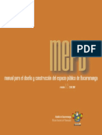 MEPB (Manual para El Diseno y Construccion Del Espacio Publico en Bucaramanga) RV 1.2