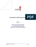 DSP Lab 3 - Introduction to Digital Filter Design