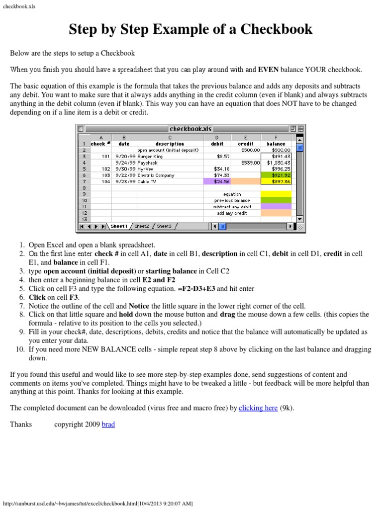 Checkbook | PDF
