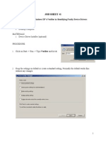 Job Sheet #1: Using Microsoft Windows XP's Verifier in Identifying Faulty Device Drivers