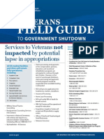 Veterans Field Guide To Government Shut Down