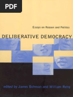 Deliberative Democracy Essays On Reason and Politics