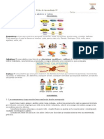 Ficha n°1sust, sdj, ver, art