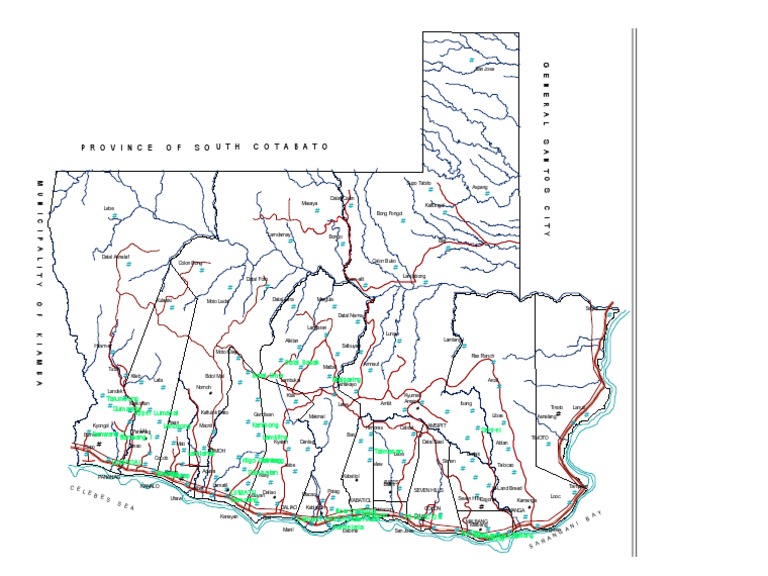 Maasim Sarangani Province Map Pdf
