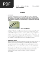 Sensors (Assignment)