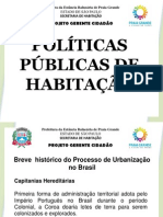 Projeto Gerente Cidadão Eixo Habitação