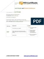 Linguapuncture 2 Present Simple Present Continuous