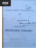 EC 5.network Theory